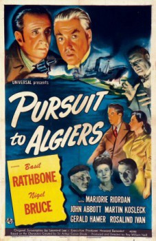 poster Pursuit to Algiers(1945)