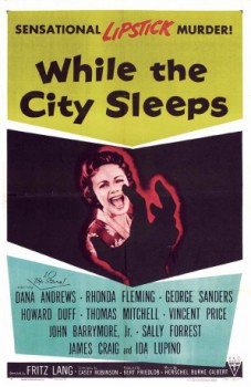 poster While the City Sleeps(1956)