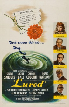 poster Lured(1947)