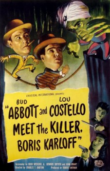poster Bud Abbott Lou Costello Meet the Killer Boris Karloff(1949)