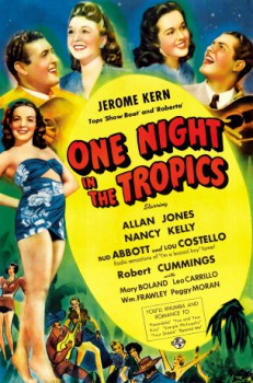poster One Night in the Tropics(1940)