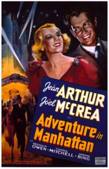 poster Adventure in Manhattan(1936)